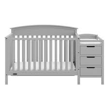 Graco Graco Benton 4 In 1 Convertible Crib And Changer Wayfair In 2020 Grey Baby Cribs Cribs Convertible Crib