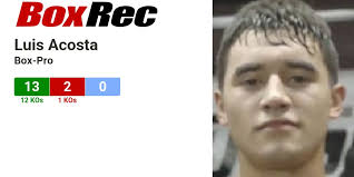 BoxRec: Luis Acosta