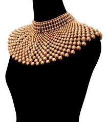13 Faux Pearl Choker Necklace Earrings Collar 2 Earrings Egyptian Armor Faux Pearl Choker Necklace Pearl Choker Pearl Choker Necklace