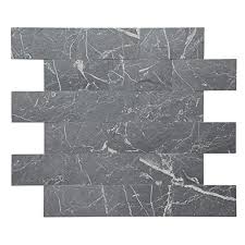 4.8 out of 5 stars 6. Buy Peel And Stick Backsplash 5 Sheet 11 6 11 3 Pvc Stone Matte Gray Tile Self Adhesive Marble Backsplash Stick On Kitchen Backsplash Bathroom And Fireplace Mt005 Blkstr24 Online In Turkey B08pp365jk