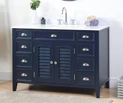 .navy blue vanity, you could also find another pics such as steel and navy bathroom, navy vanity with beige tile, navy and beige bathroom, navy blue bathroom ideas, dark blue bathroom vanity. 46 5 Navy Blue Zapate Quartz Top Bathroom Vanity Nb 4485qt