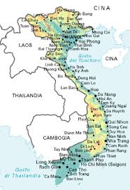 Le carte geografiche fisiche rappresentano un territorio raffigurando gli elementi naturali, come le montagne, i fiumi, i deserti, le foreste, gli oceani. Viet Nam Sapere It