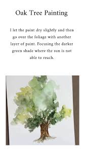 Oak Tree Tutorial Video Tree Watercolor Painting Watercolor Trees Watercolour Tutorials