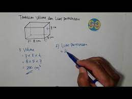 Maybe you would like to learn more about one of these? Cara Benar Dan Mudah Menentukan Volume Dan Luas Permukaan Balok Youtube