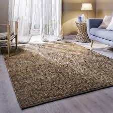 Alfombra Color Amarillo Dorado Yute 60cm X 110cm Leroy Merlin Alfombra Yute Alfombras Para Salon Alfombra Marron