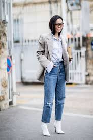 Calça Jeans Para Usar Com Bota Cano Curto Bota Branca O Calcado Must Have Da Temporada Botas Brancas Looks Com Botas E Look Botinha