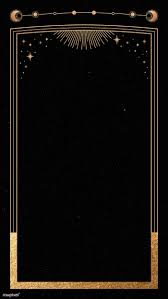 Mystical Gold Frame On Black Background Mobile Phone Wallpaper Premium Image By Rawpixel Com Molduras Para Fotos Montagens Pug Tatuagem Wallpapers Femininos