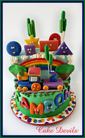 Thomas The Train Birthday Party Ideas For Toddlers Colorful Toddler Birthday Cake Bob The Train Cake Abc 123 Shapes Cake Birthday Cake Kids Toddler Birthday Cakes 2nd Birthday Cake Boy