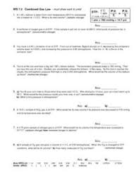 Pressure times volume is equal. Stp Lesson Plans Worksheets Reviewed By Teachers