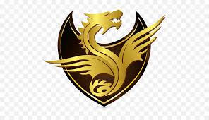 A mythical animal usually represented as a monstrous winged and scaly serpent or saurian with a crested head and enormous claws Dragon Logo Maker Gold Dragon Logo Design Png Dragon Logos Free Transparent Png Images Pngaaa Com