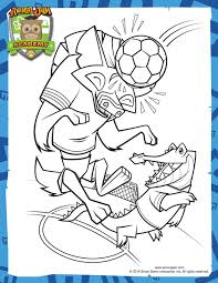 In case you don\'t find what you are looking for, use the top search bar to search again! Soccer Coloring Page Animal Jam Academy