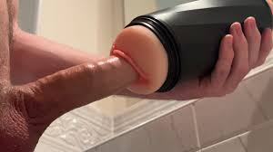 TRYING FLESHLIGHT 1ST TIME WHILE MOANING AND CUMMING IN THIS TIGHT  REALISTIC PUSSY