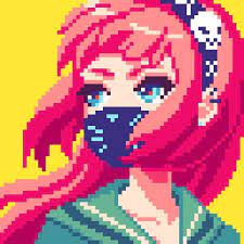 Ioruko Ioruko Twitter Anime Pixel Art Cool Pixel Art Pixel Art Design