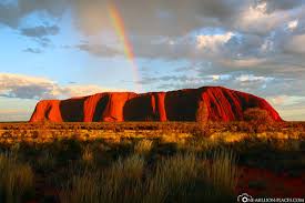 A geological wonder, cultural landmark, and sacred place. Ayers Rock Uluru The Kata Tjuta Olgas Australia