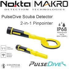Detector de metales y tesoros hola. Nokta Makro Pulsedive Scuba Detector Pinpointer Yellow