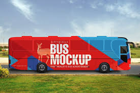 Outdoor Advertising Mockups Vol 4 Outdoor Advertising Mockup Bus Advertising Outdoor Advertising