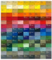 Colour Chart Awesome Colour Chart 12816