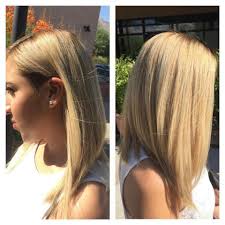 Be the blonde bombshell of the beach with long layered hair. Angled Haircut Long Novocom Top