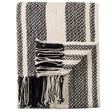 Maybe you would like to learn more about one of these? Siana Striped Black White Throw Brr100340 The Home Depot