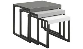 Product title glitzhome gold glass top metal accent nesting end table, set of 2 average rating: Buy Habitat Kilo Metal Nest Of 3 Tables Grey Nest Of Tables Argos