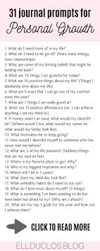 Journal Prompts For Personal Growth Self Discovery Ellduclos Journal Writing Prompts Journal Prompts Journal Writing