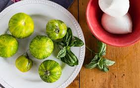 Green zebra plants generally take about 75 days to ripen after the seedling is transplanted into the outdoor garden. Green Zebra Tomato Caprese Salad Letty S Kitchen