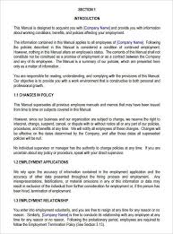 Free Employees Handbook Template The Best 13 Employee Handbook Templates Of 31 Perfec Employee Handbook Template Employee Handbook Job Application Cover Letter
