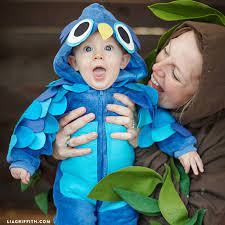 No Sew Felt Owl Baby Halloween Costume Lia Griffith
