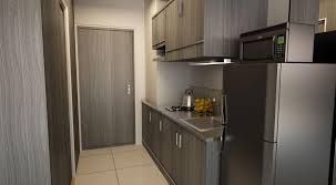 Smdc Sun Residences Condominium Philippines Kitchen Area 2 Jpg 1000 551 Condominium Interior Design Condo Interior Small Condo Living