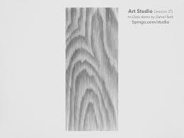 Wood Grain Texture Study Drawn By Darrel Tank For Lesson 25 Of Art Studio Texture Drawing Wood Texture Texture Sketch