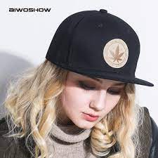 Only 6 37 Maple Solid Cotton Snapback Caps Women S Flat Brim Hip Hop Cap Outdoor Baseball Cap Bone Gorras Mens Caps And Hats Hip Hop Cap Mens Caps Fashion