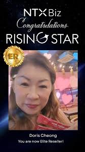 🎉 热烈恭喜，来自EC Ser Ser组织的姐妹花🌼🌸 🌼🌸 Vernese Cheong & Doris Cheong 🌸🌼  双双荣升NTX Elite Reseller（服务商）！ 这是一对来自新加坡的姐妹档： 🩵 Vernese Cheong ——  拥有超过25年资历的专业美容师，一直秉持“有效才推荐”的原则，把真正适合的产品带给 ...