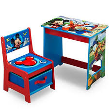 Delta Children Mickey Mouse Kids Wood Desk And Chair Set Delta Children In 2020 Toddler Desk Mickey Mouse Bedroom Decor Desk And Chair Set