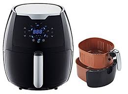 Culinary Edge Digital Air Fryer 5 3 Qt 8 In 1 Electric Air Fryer Xl With Adjustable Temperature Control For The P Electric Air Fryer Air Fryer Dishwasher Safe