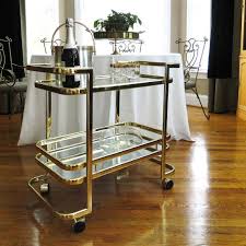 Wonderful Hollywood Regency Inspired Addition Art Deco Entertaining Must Have Golden Brass Serving Tray Table On 4 St Vintage Bar Carts Vintage Bar Mini Bar