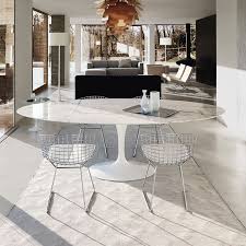 Bertoia Side Chair Knoll Knoll Dining Tables Dining Table Marble Saarinen Oval Dining Table