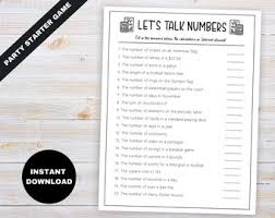 dinner party games etsy