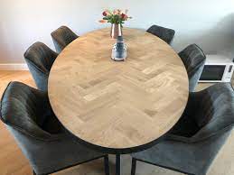 eettafel milin visgraat ovaal eiken tafel tafel tafels