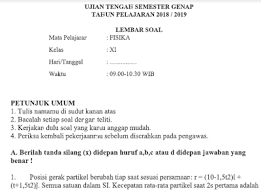 Silahkan anda klik linknya untuk menuju halaman yang ingin anda baca materinya. Terkini Kunci Jawaban Fisika Kelas 10 Semester 2
