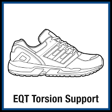 Please wait, the page is loading. Adidas Eqt Torsion Support Sneaker Coloring Pages By Kicksart