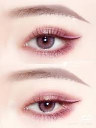 うすい anna usui on twitter 韓流アイメイク カラーアイライナー 夜のメイク