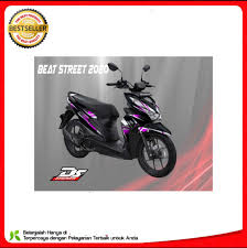 Halo mas dab.kali ini motoblast akan buatin modif striping untuk honda beat fi warna hitam dengan tema batman. Ds Sticker Decal Beat Street 2020 Simpel Pink Lazada Indonesia