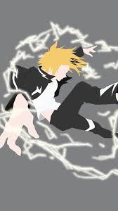 Maybe you would like to learn more about one of these? 306483 Denki Kaminari Minimalist My Hero Academia 4k Wallpaper Mocah Hd Wallpapers