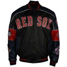 Boston Red Sox Leather Jacket Jackets Leather Jacket Red Sox