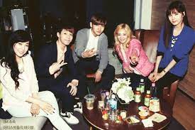 hyoyeon seohyun and tiffany and their photos with changmin and henry