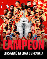 🚨🇫🇷 LENS ES CAMPEÓN DE LA COPA DE FRANCIA POR PRIMERA VEZ EN SU HISTORIA  Le ganó a Niza y logró ponerle el broche a una GRAN temporada que también  incluyó el