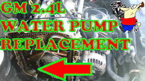 2001 grand prix abs trac off and shifts hard i took it to a mechanic in my town and he said i had three codes. Gm 2 4l Water Pump Replacement Youtube
