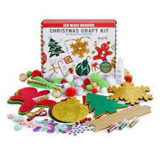 Craft kits for adults are a great solution for those people who don't know exactly where to start. Christmas Craft Kit Kid Made Modern