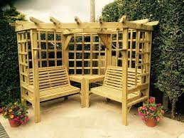 Pergola Furniture Ideas 21 Wooden Garden Furniture Garden Arbour Seat Garden Seating