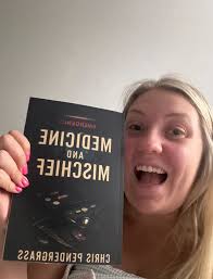 ⭐️When you see your book in the hands of readers!!⭐️ 🔥💉 Medicine and  Mischief by Chris Pendergrass 💉🔥 You can save lives by day… and destroy  them by night. 🩺 Jenna Cross